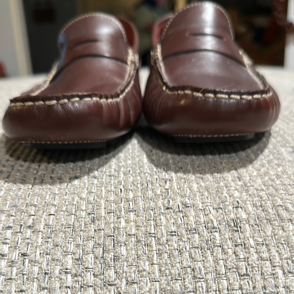Cole Haan Brown Leather Moccasin Flats - Picture 7 of 7